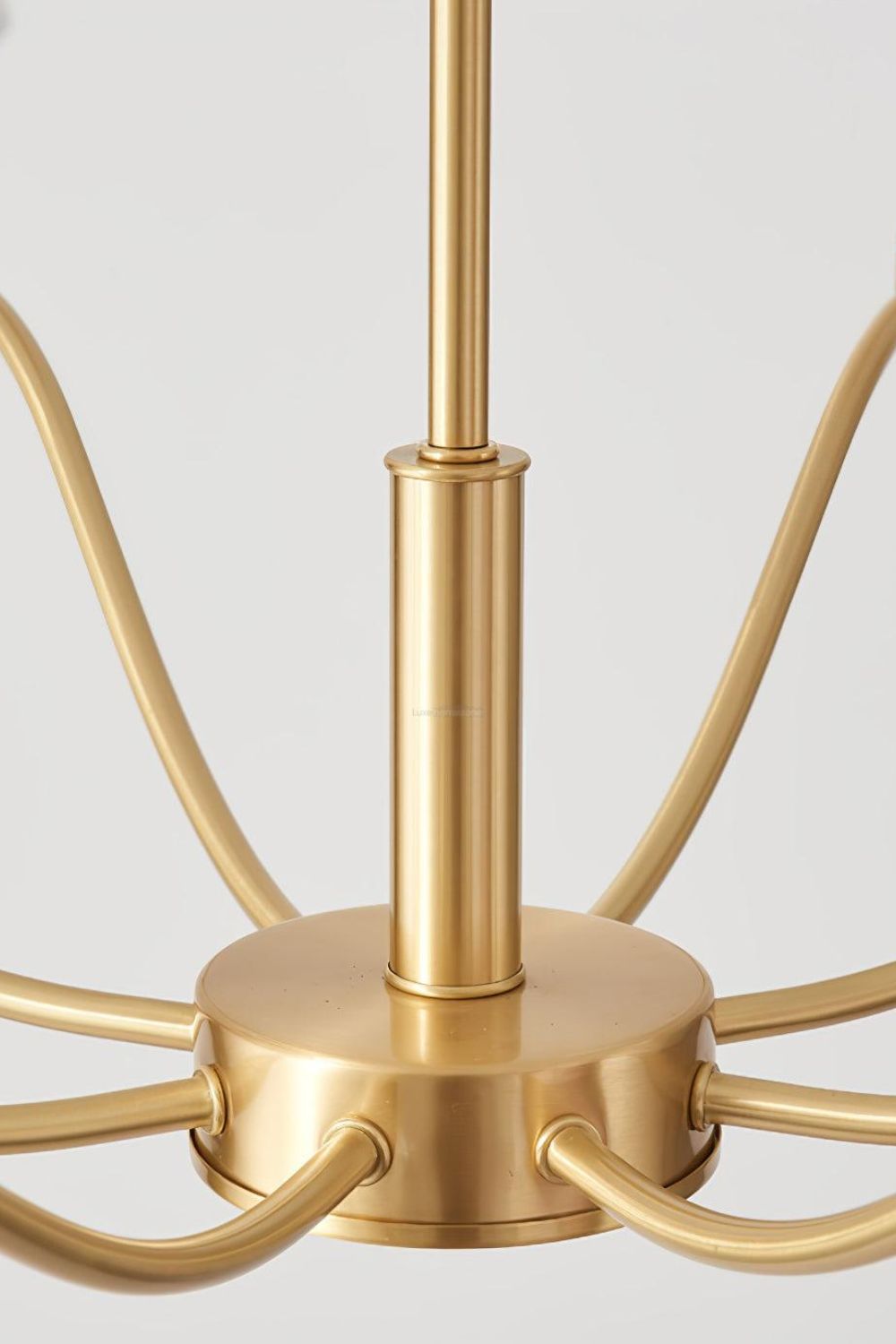 Golden Luxe Mid-Century Chandelier