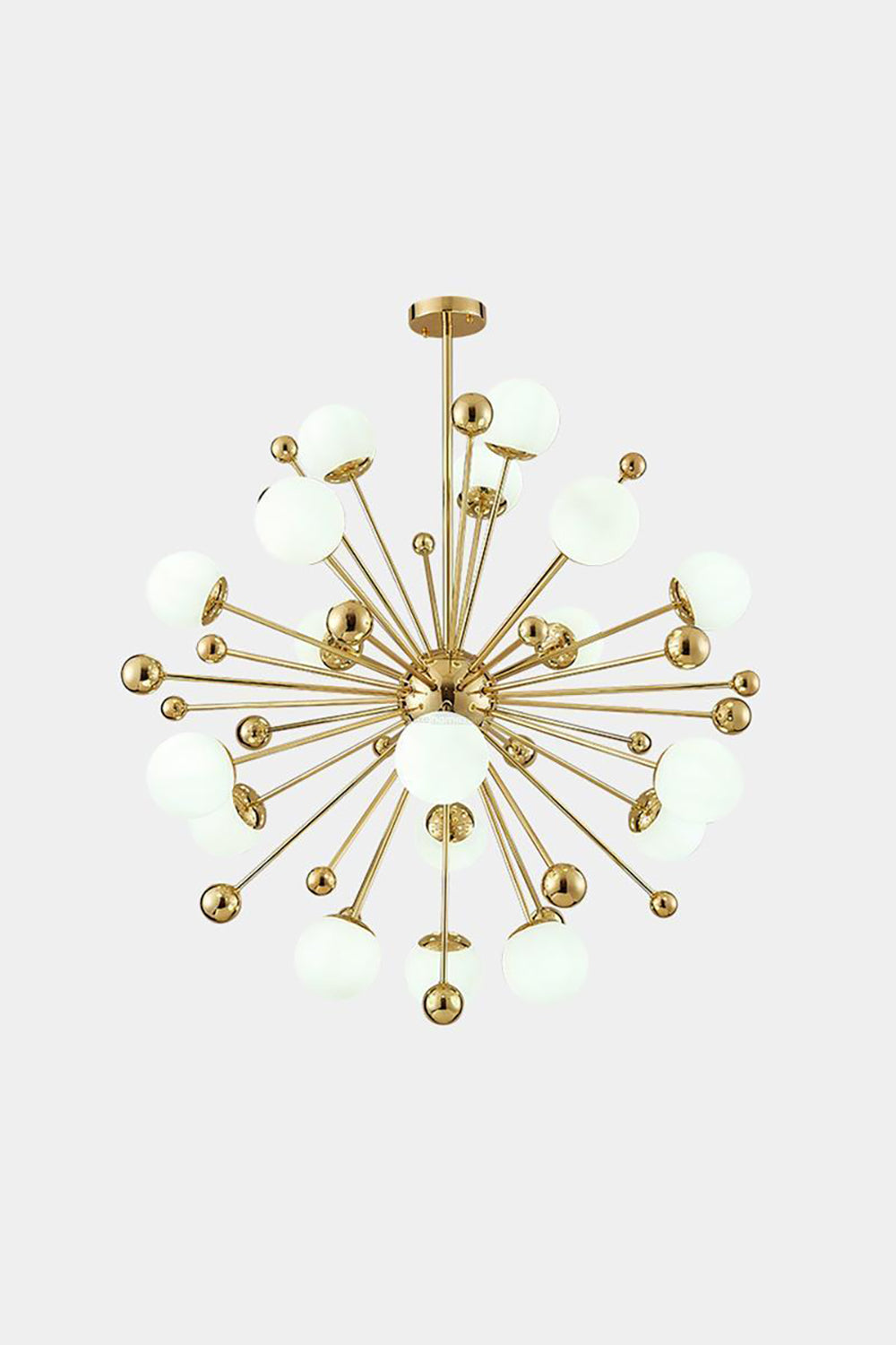 Golden Orbit Sphere Chandelier