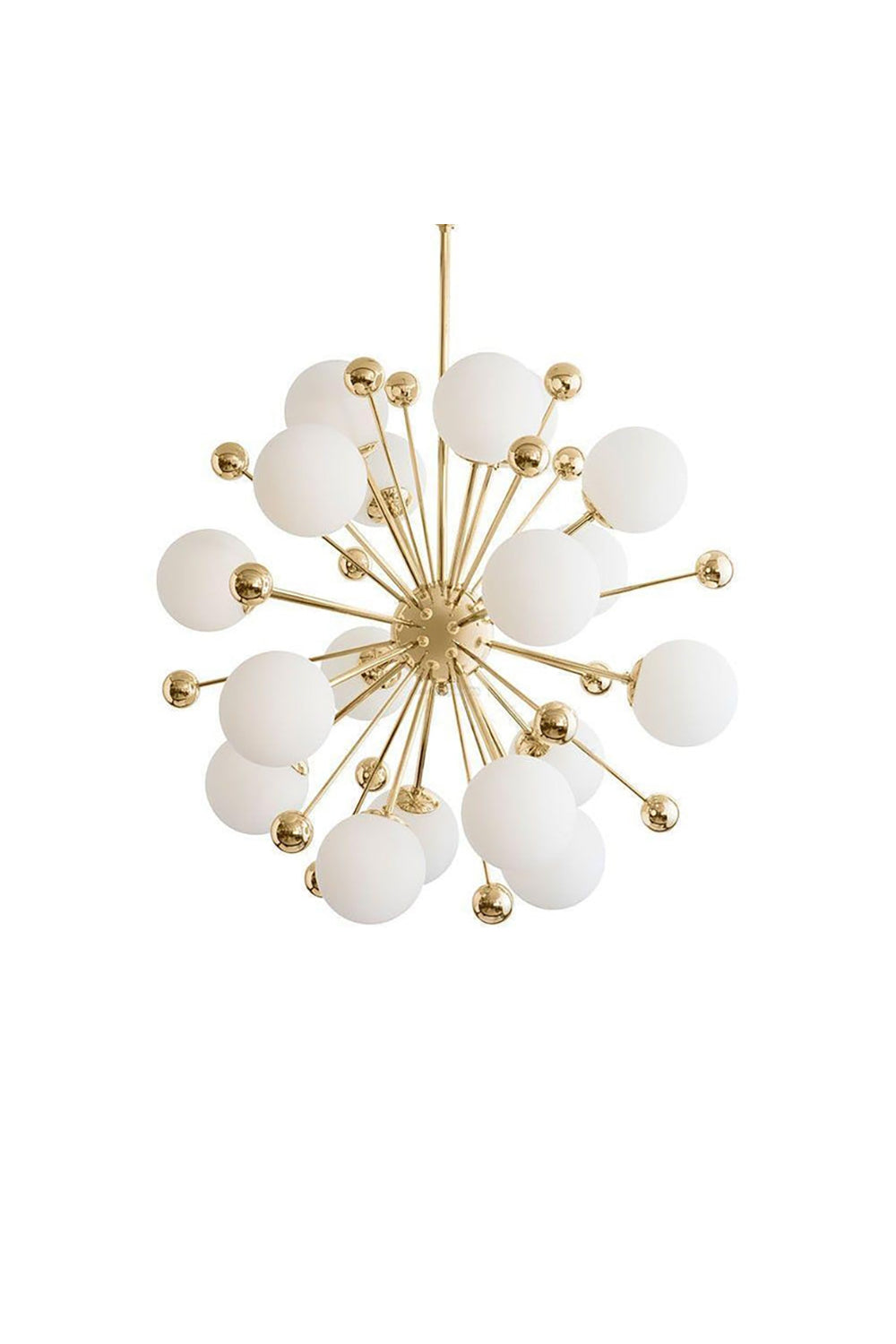 Golden Orbit Sphere Chandelier