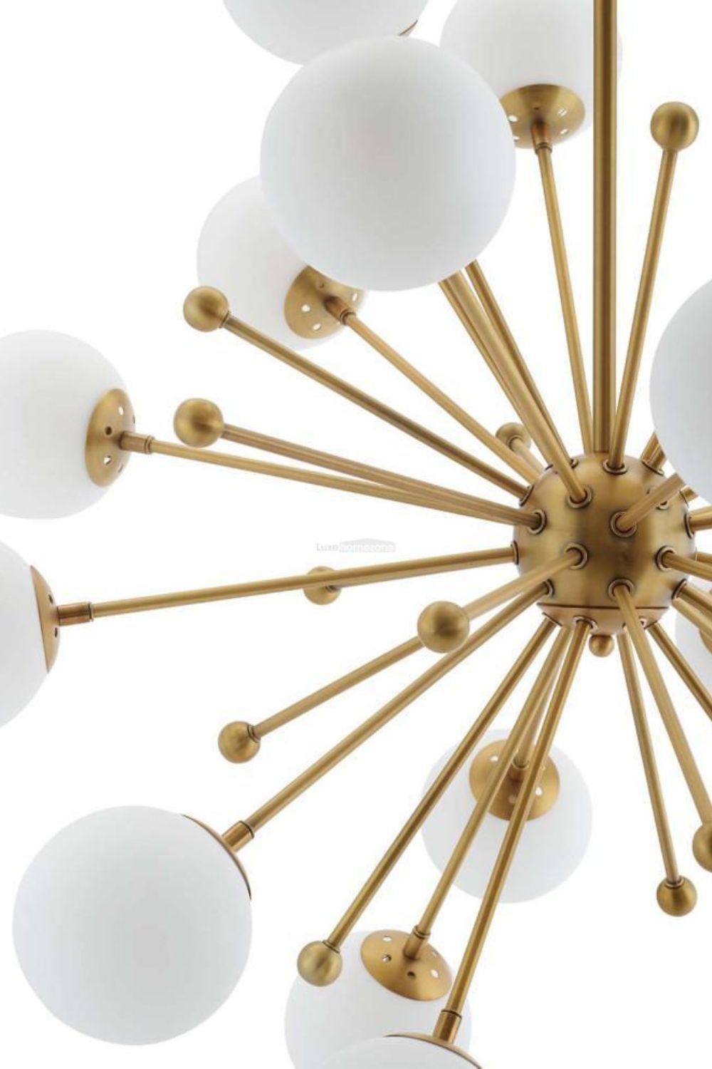 Golden Orbit Sphere Chandelier