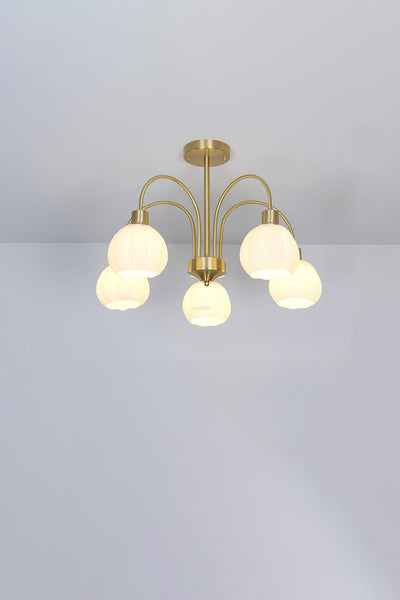 Golden Tulip Pendant Chandelier