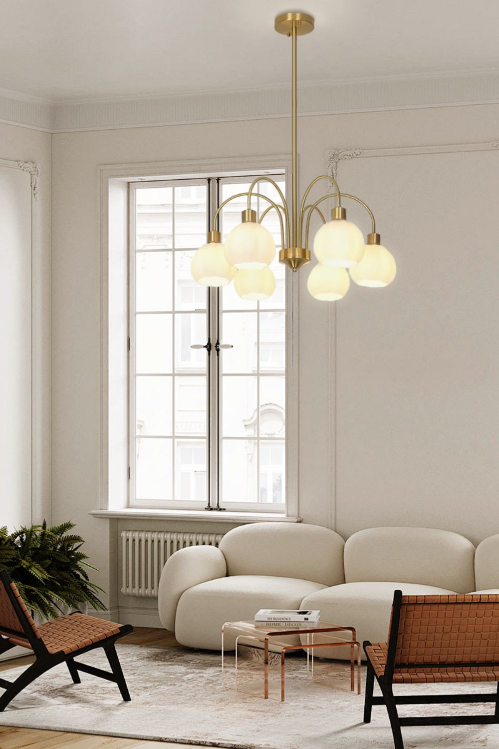 Golden Tulip Pendant Chandelier