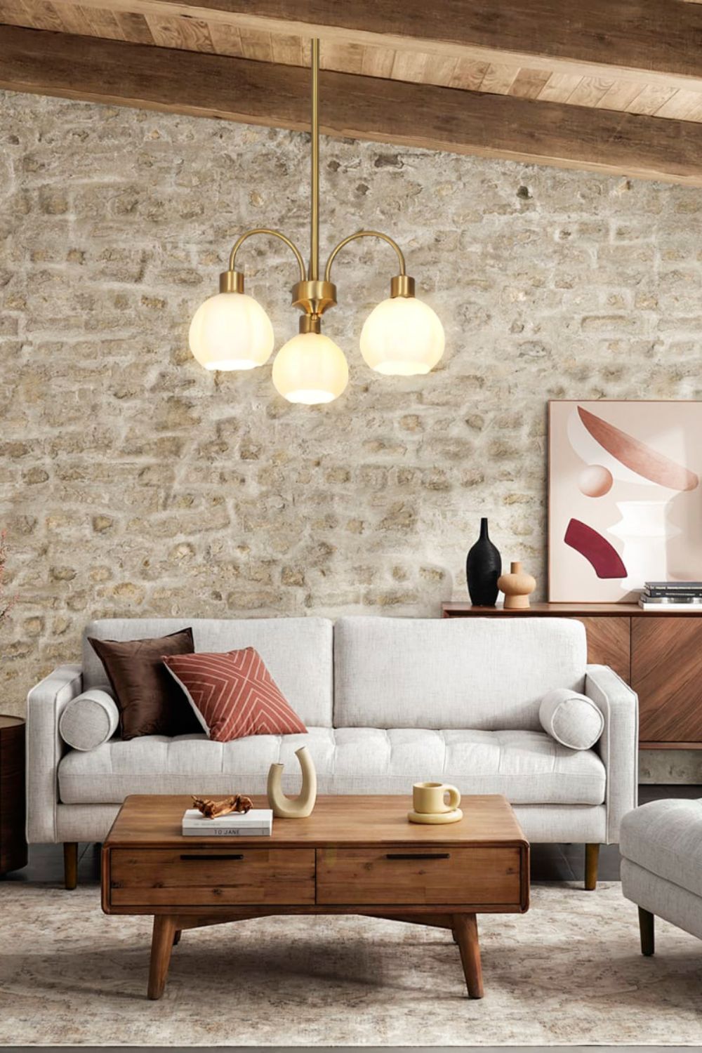 Golden Tulip Pendant Chandelier