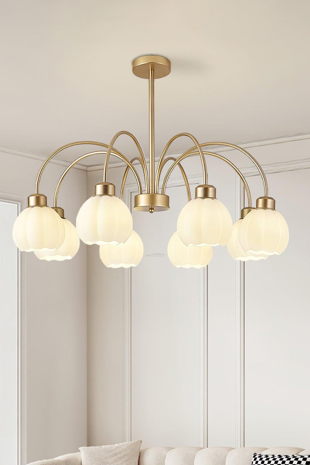 Golden Tulip Pendant Chandelier