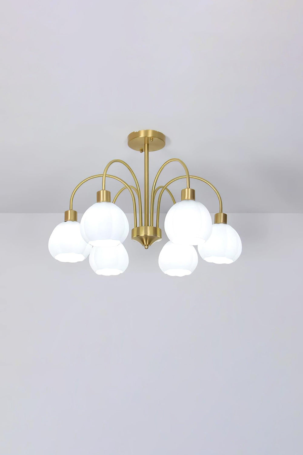 Golden Tulip Pendant Chandelier