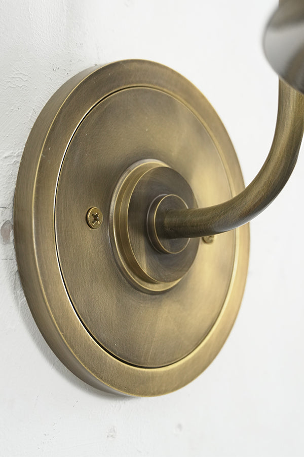 Gooseneck Cone Wall Sconce