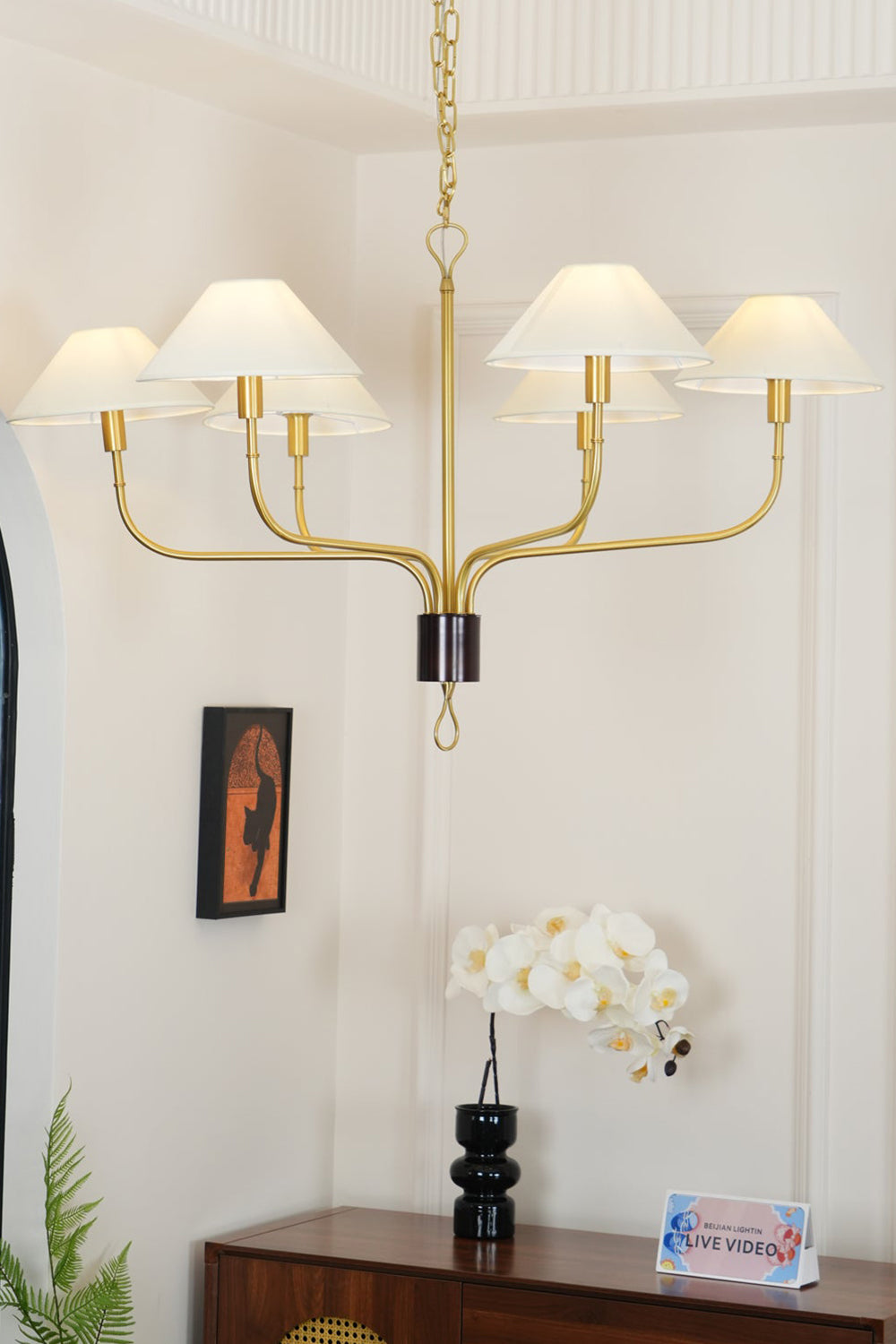 Griffin Staggered Tail Chandelier