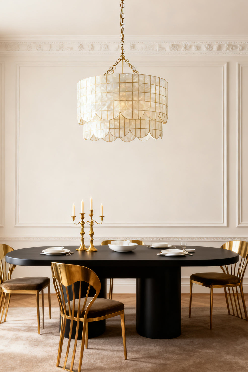 Hailee Capiz Chandelier