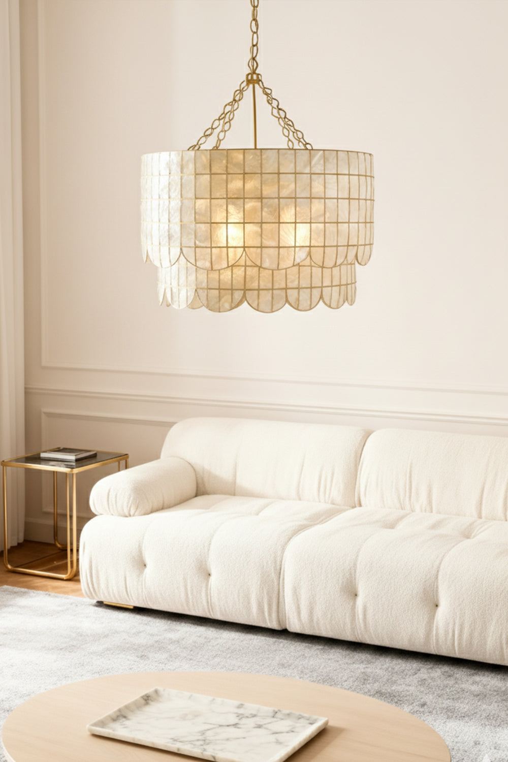 Hailee Capiz Chandelier