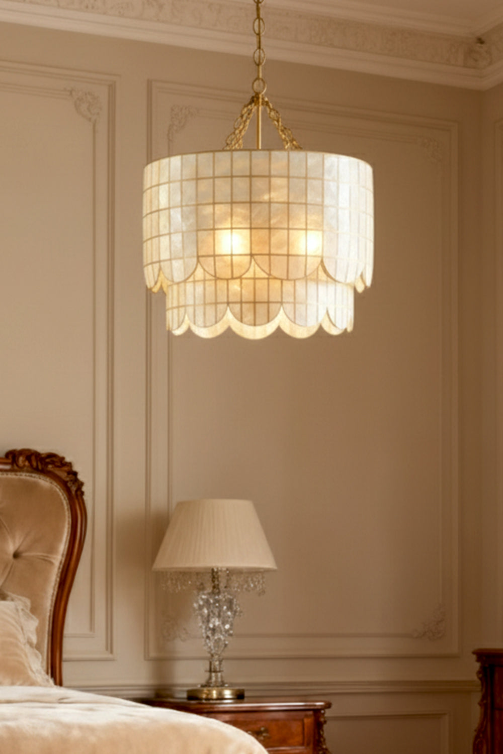 Hailee Capiz Chandelier