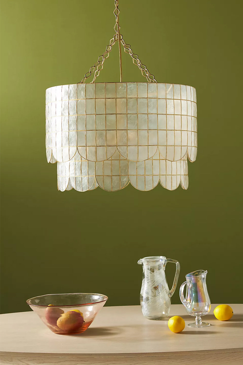 Hailee Capiz Chandelier