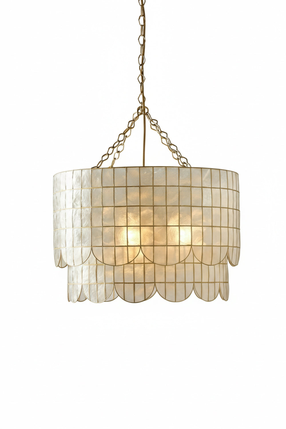 Hailee Capiz Chandelier