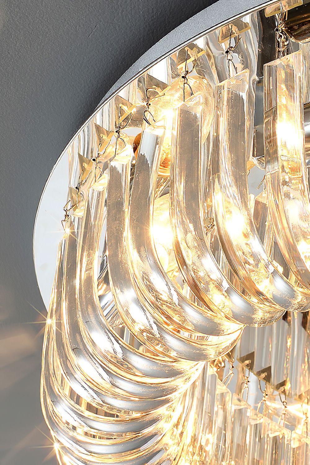 Haruyo Crystal Ceiling Light - SamuLighting