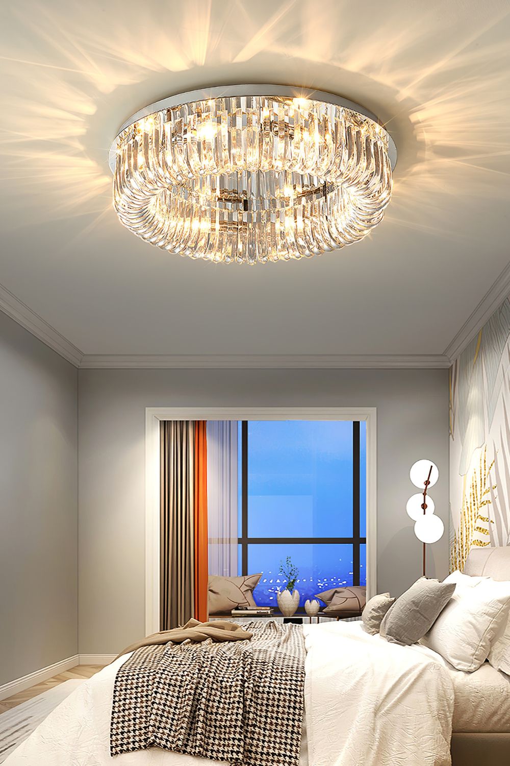 Haruyo Crystal Ceiling Light - SamuLighting