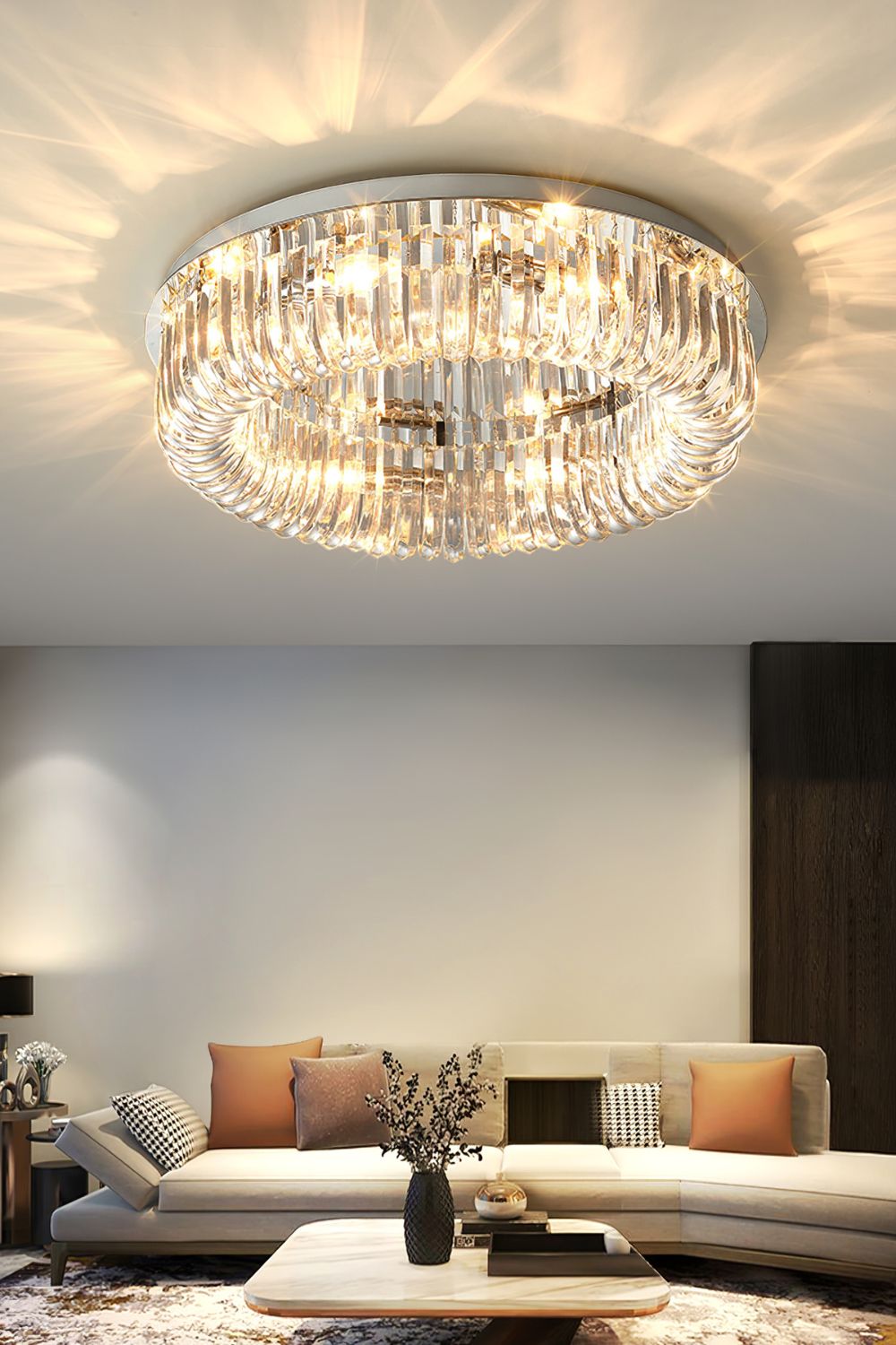 Haruyo Crystal Ceiling Light - SamuLighting