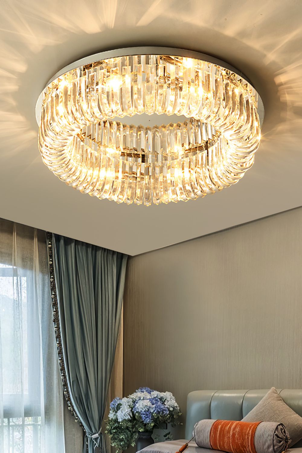 Haruyo Crystal Ceiling Light - SamuLighting