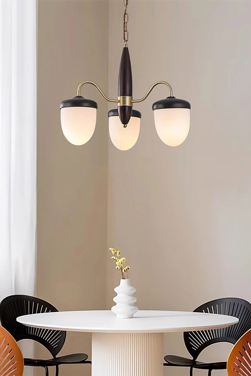 Hazelnut Branch Chandelier