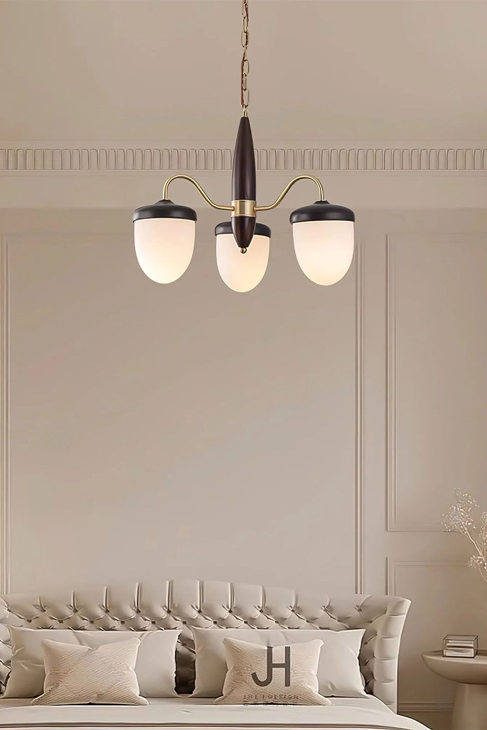 Hazelnut Branch Chandelier