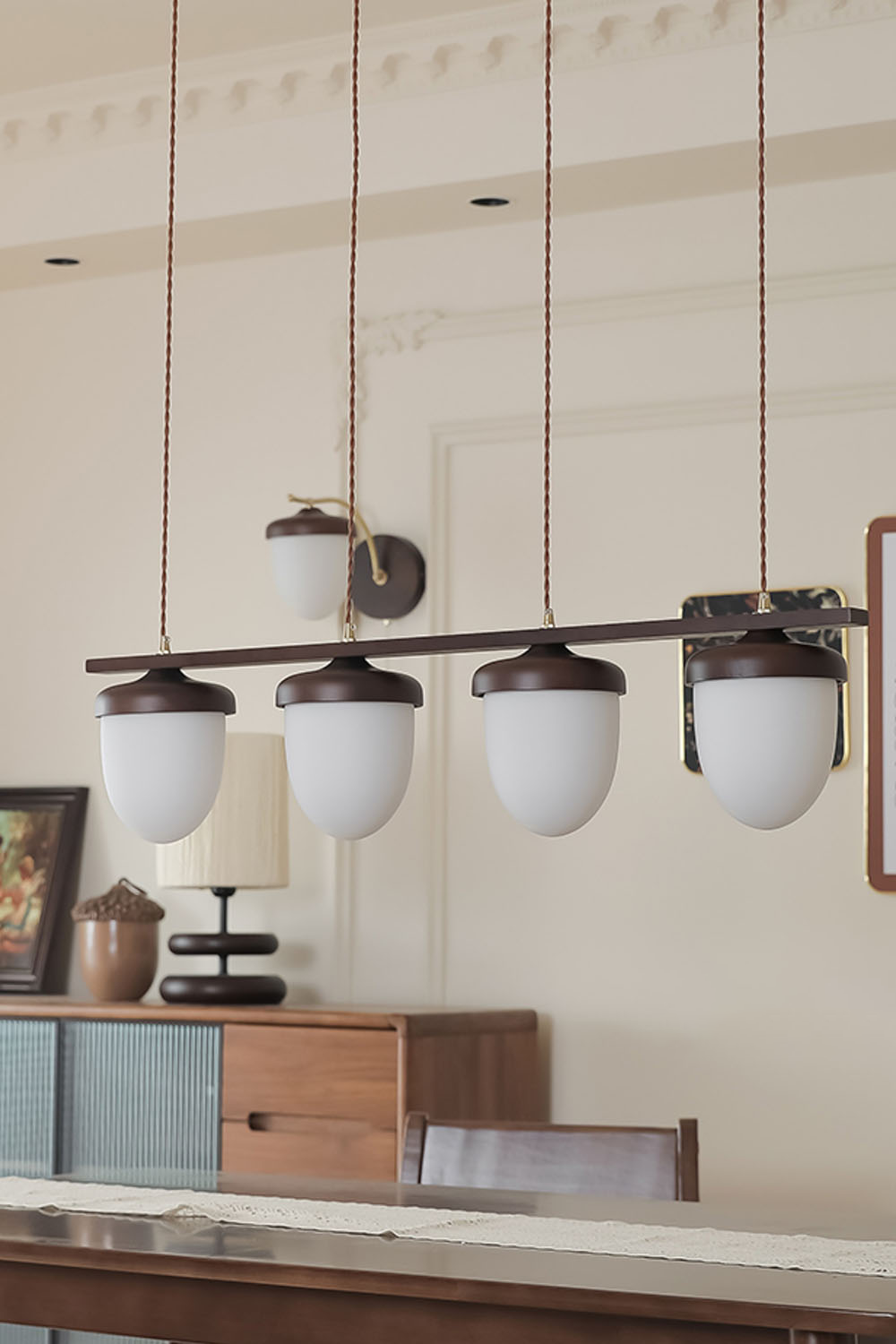 Hazelnut Branch Chandelier