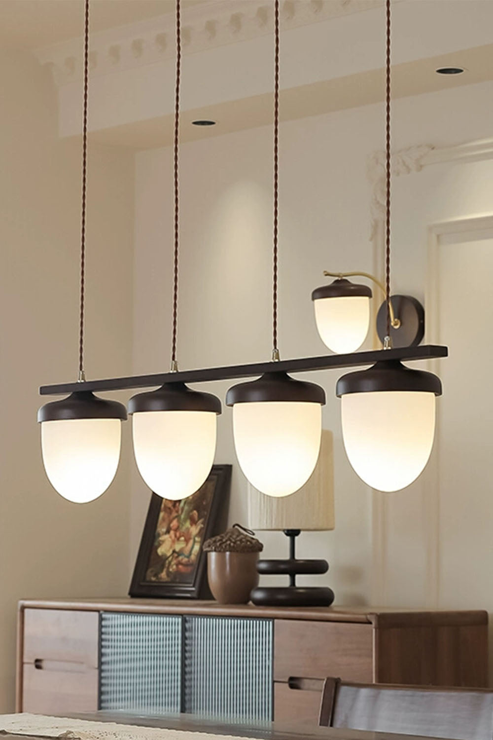 Hazelnut Branch Chandelier