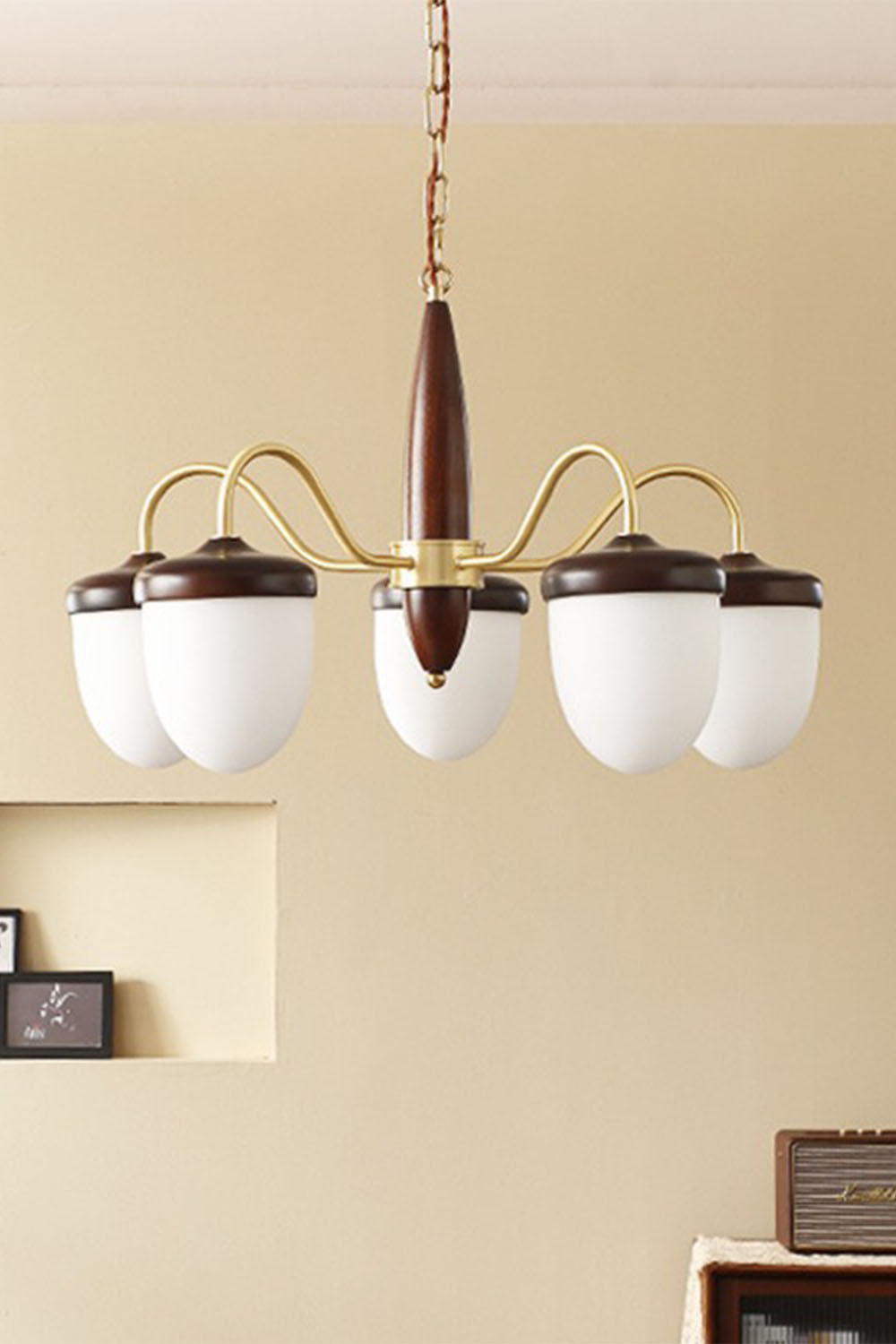 Hazelnut Branch Chandelier
