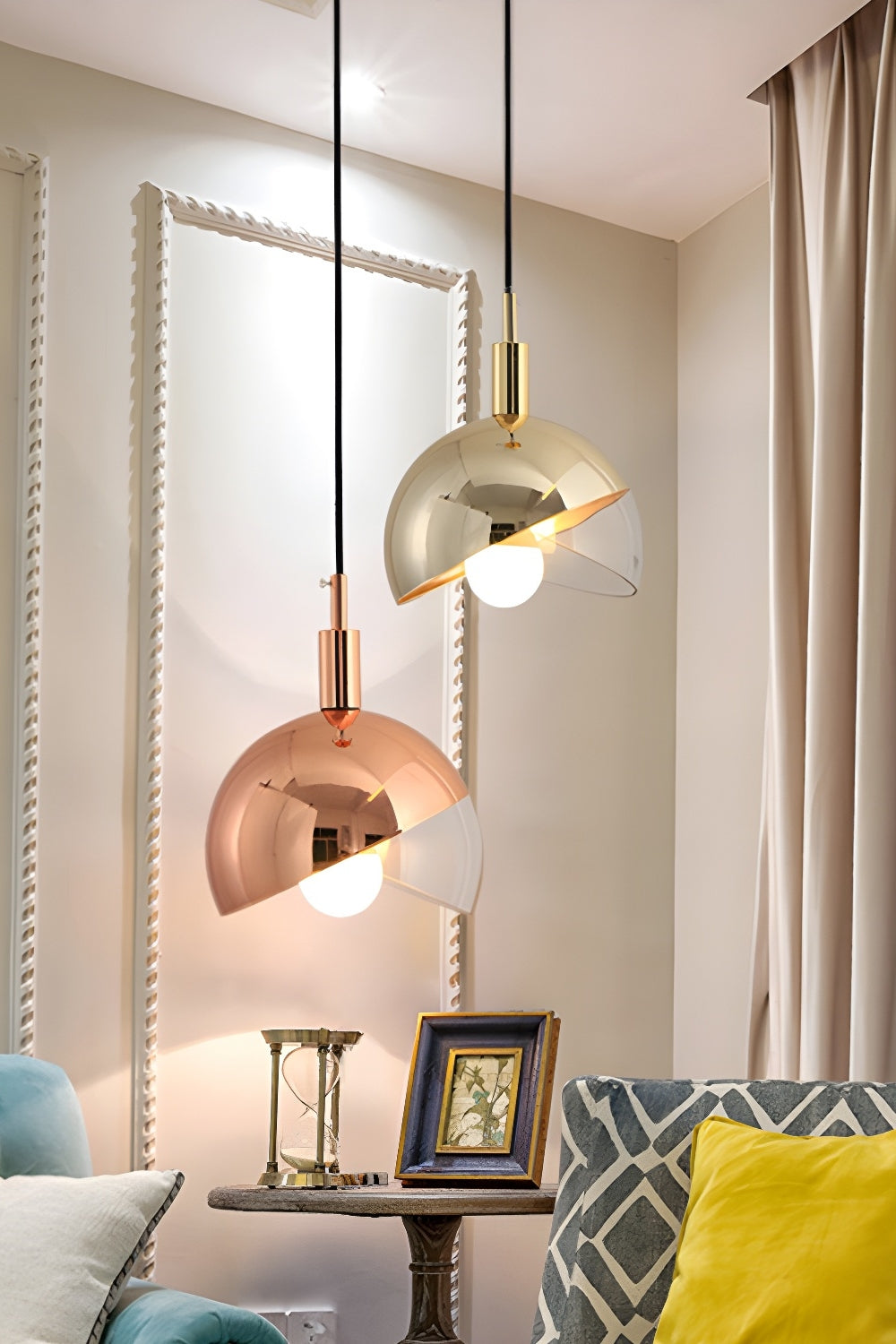 Hemisphere Metal Pendant Lamp - SamuLighting