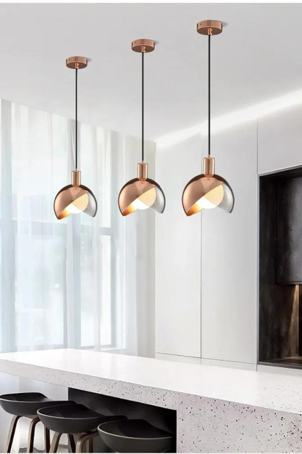 Hemisphere Metal Pendant Lamp - SamuLighting