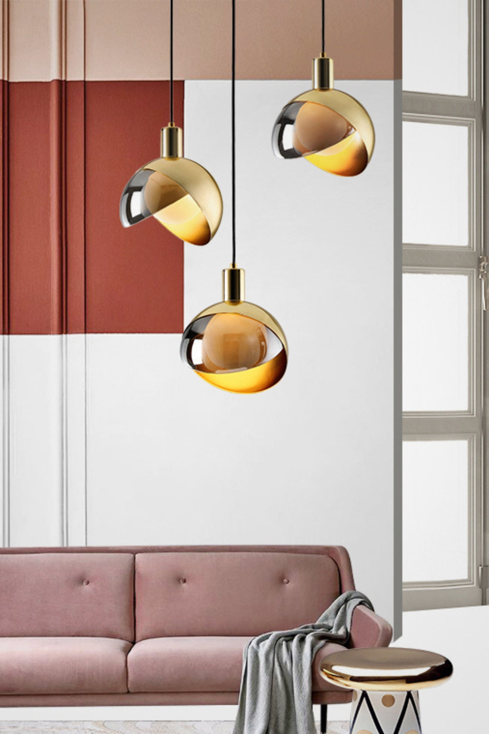 Hemisphere Metal Pendant Lamp - SamuLighting