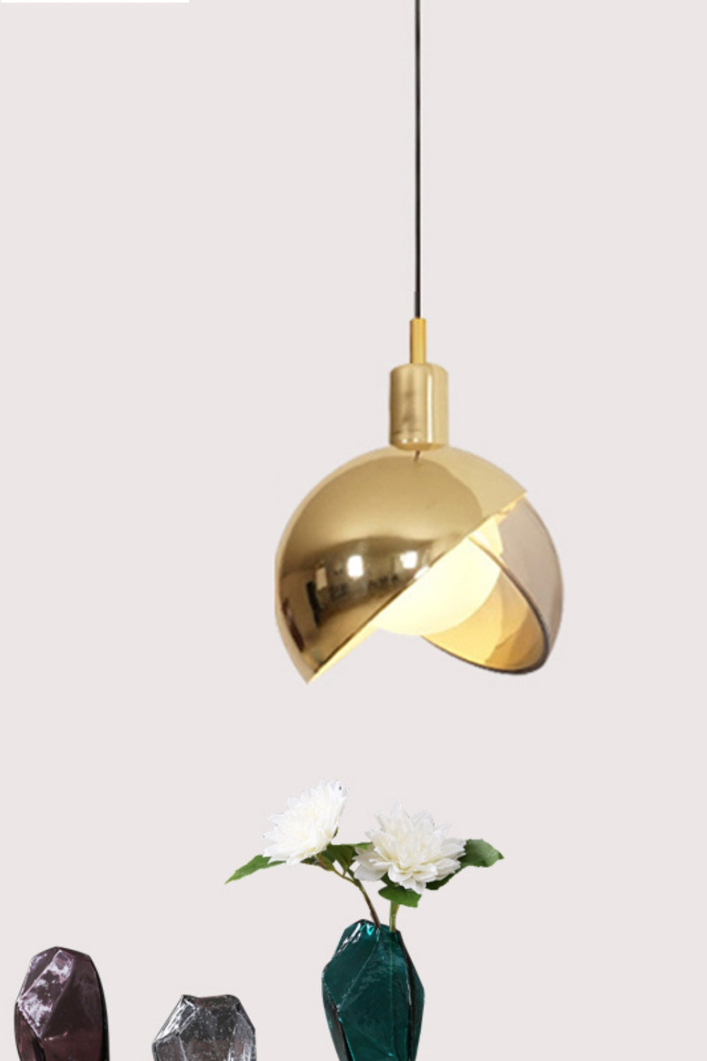 Hemisphere Metal Pendant Lamp - SamuLighting