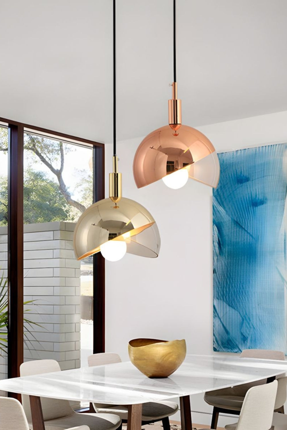 Hemisphere Metal Pendant Lamp - SamuLighting