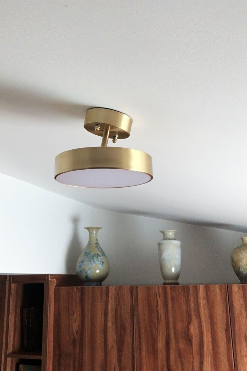 Brass Hero Rotating Ceiling Lamp