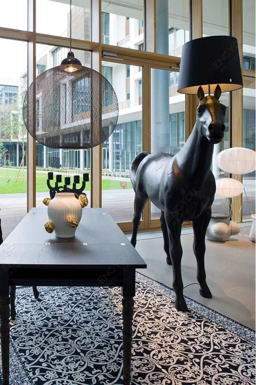 Horse Sculpture Floor Lamp
