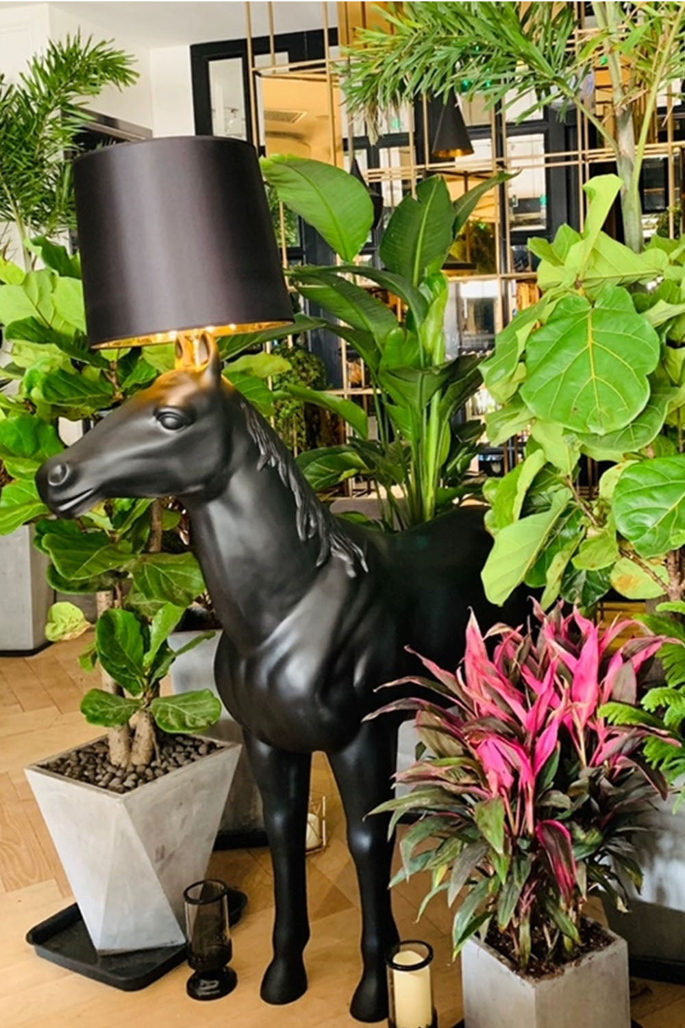 Horse Sculpture Floor Lamp