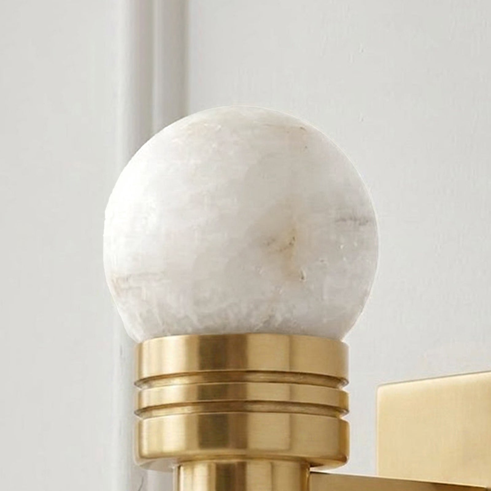 Hand-Carved Alabaster Orb