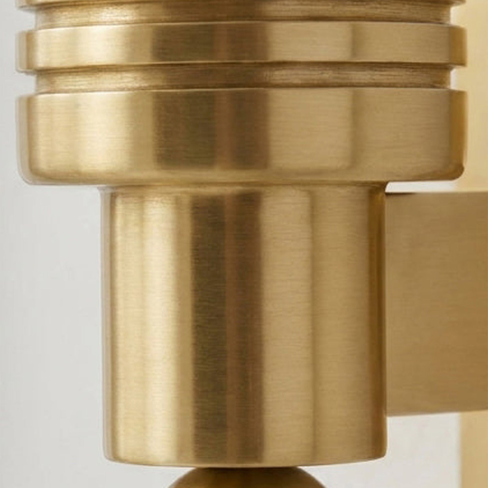 Warm Brass-Toned Metalwork