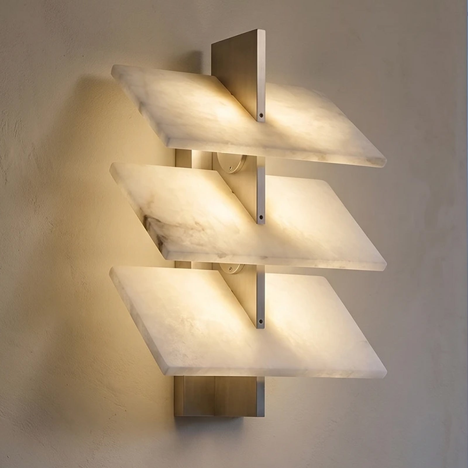 Triple-Tiered Alabaster Silhouette