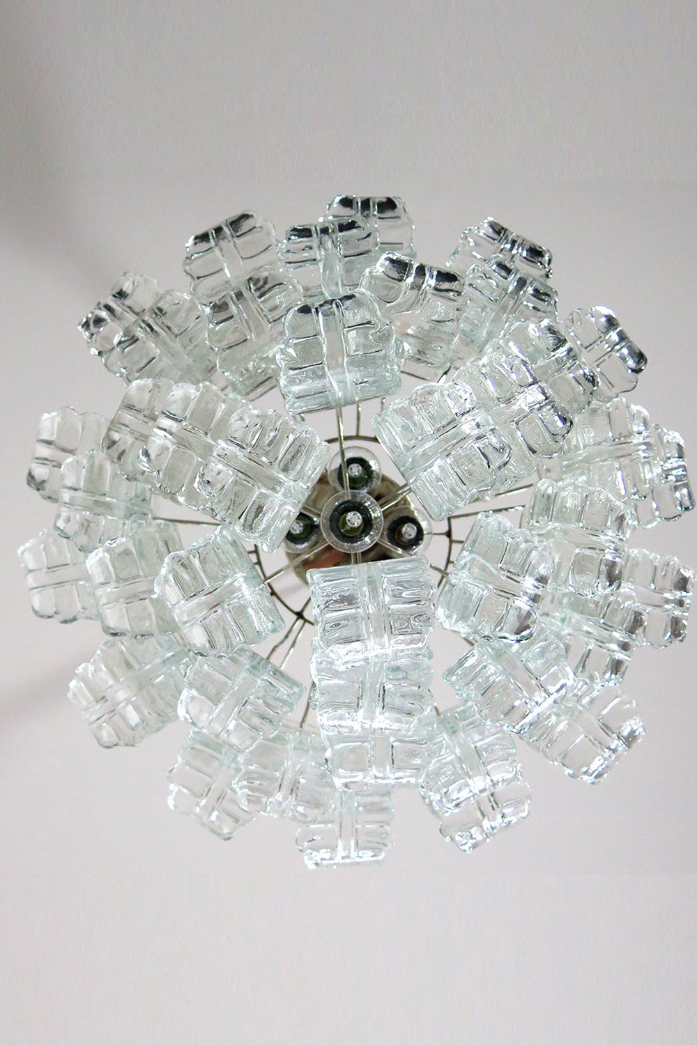 Italian Murano Glass Felci Chandelier