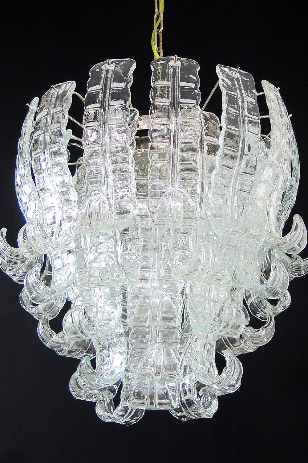 Italian Murano Glass Felci Chandelier