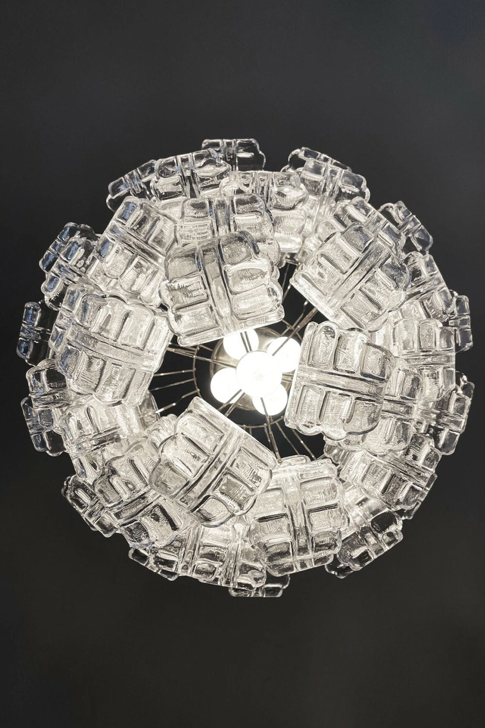 Italian Murano Glass Felci Chandelier