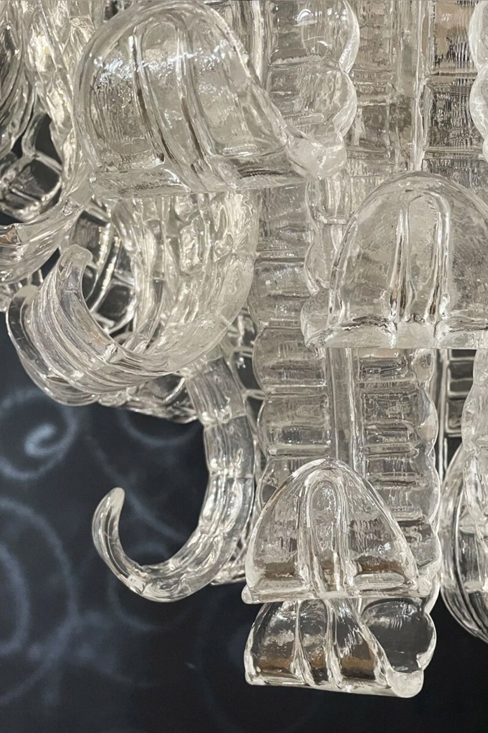 Italian Murano Glass Felci Chandelier