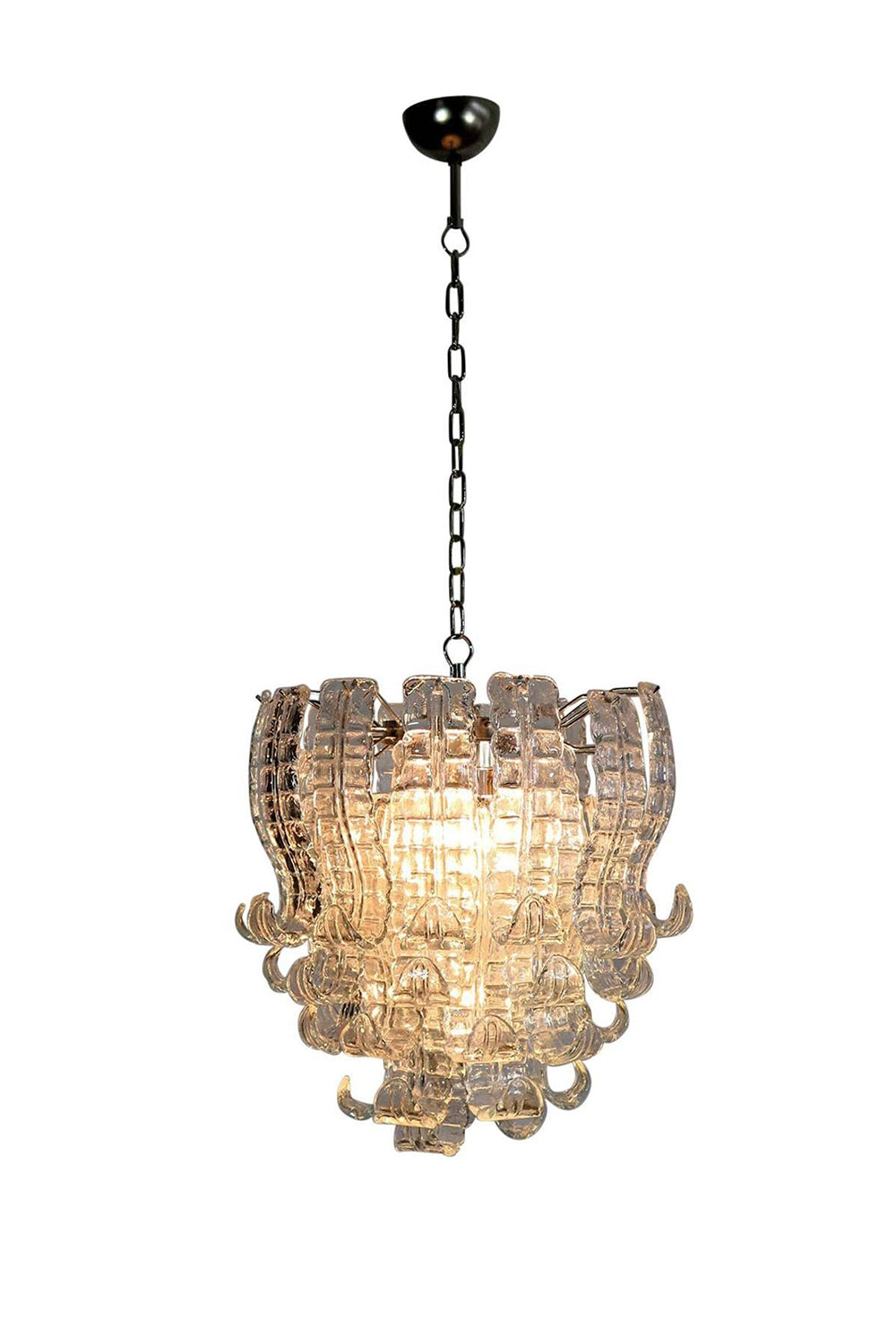 Italian Murano Glass Felci Chandelier