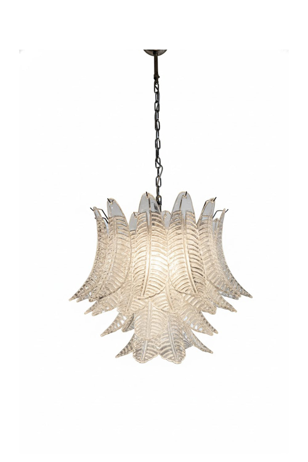 Italian Murano Leaf Chandelier