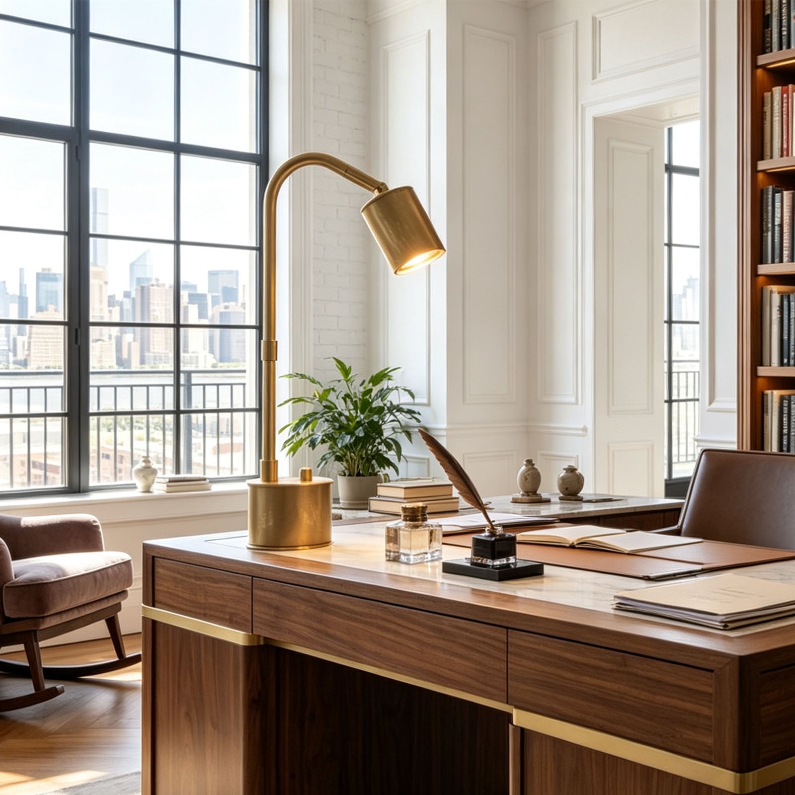 Brass, Warmed by Its Own Reflection