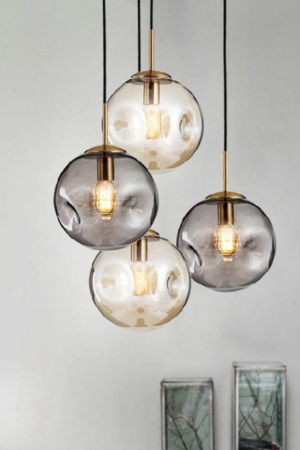 Jaden Dimpled Pendant Light - SamuLighting