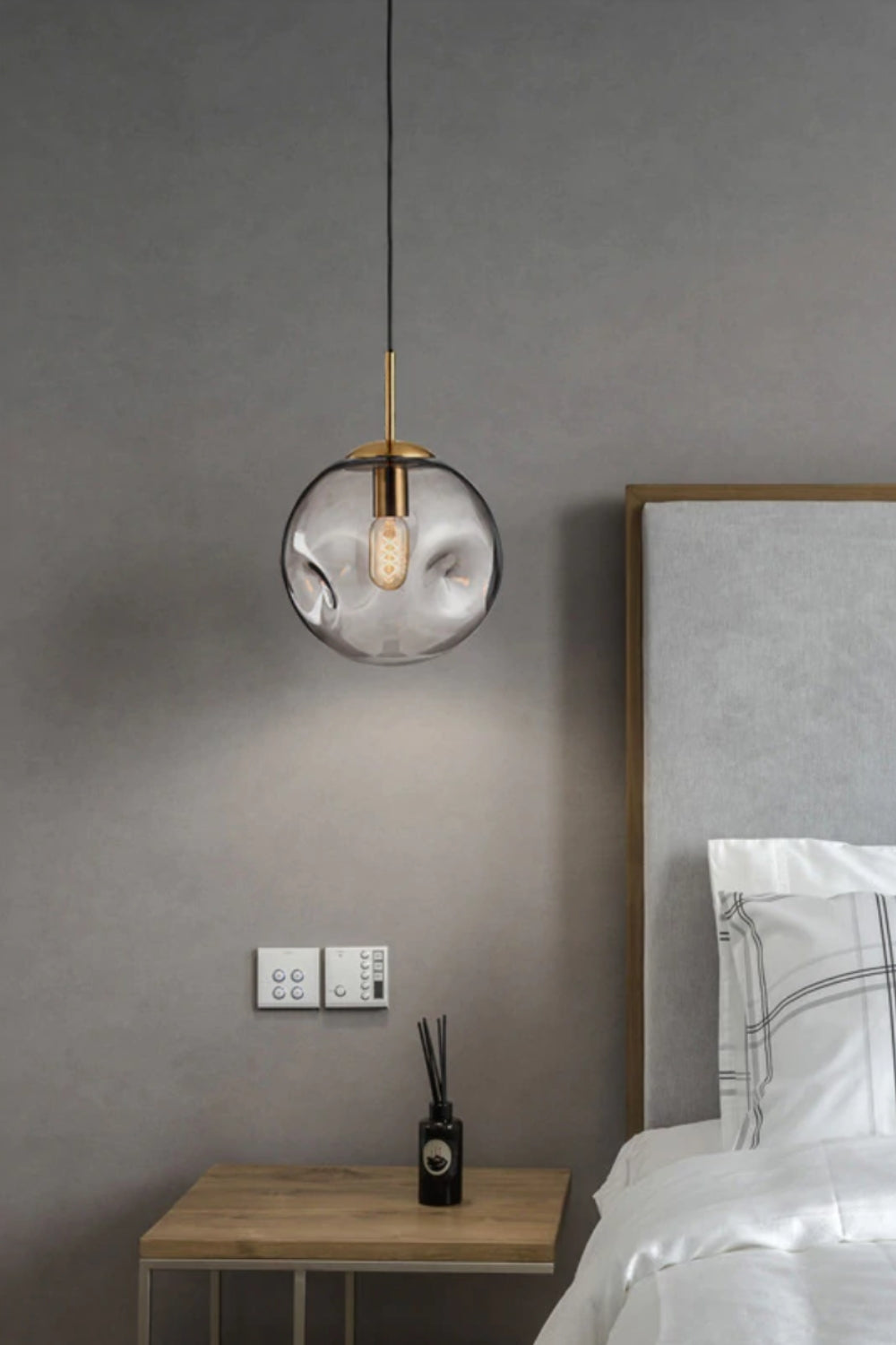 Jaden Dimpled Pendant Light - SamuLighting