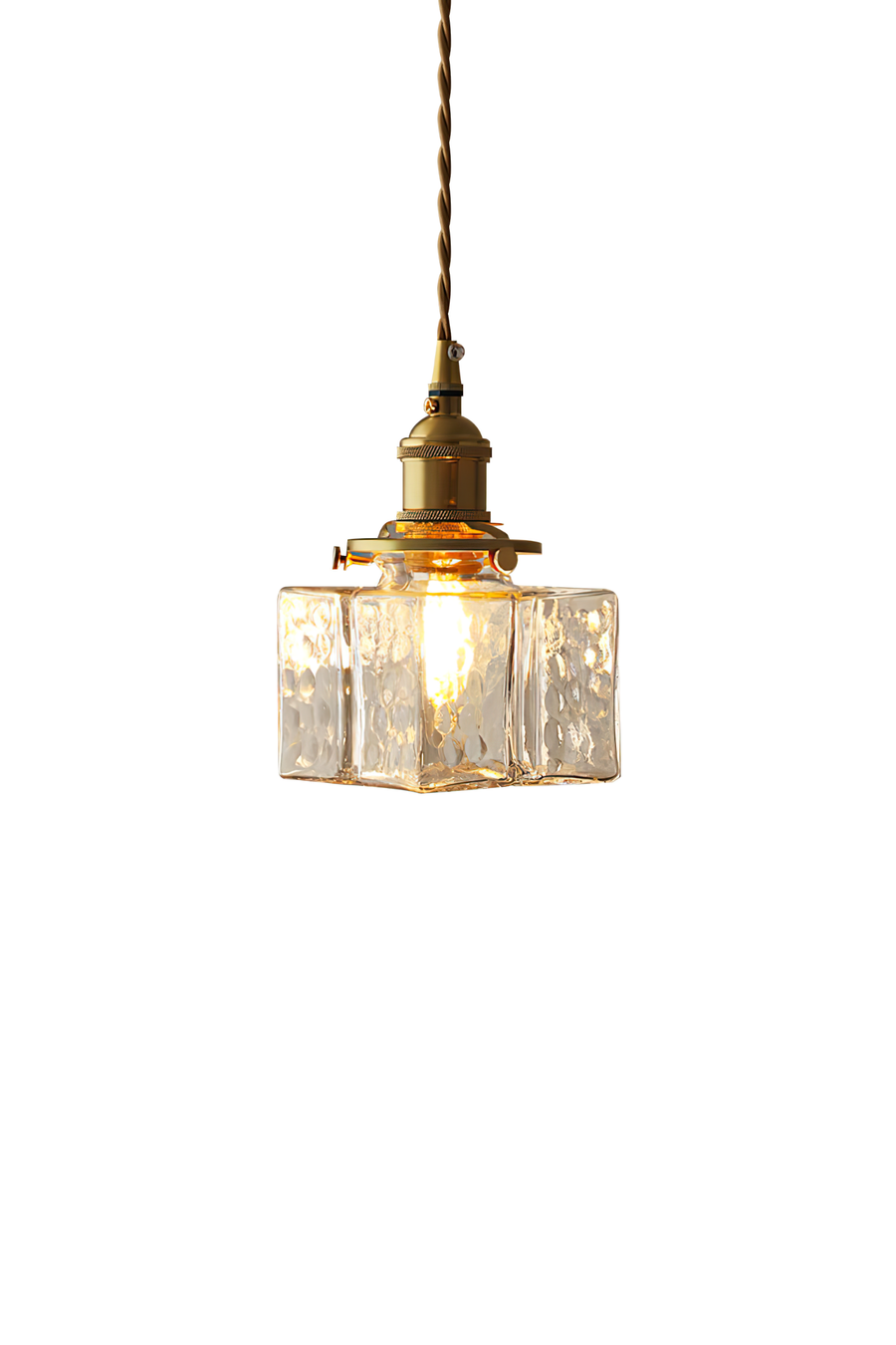 Jewel Square Glass Pendant Lamp | SamuLighting