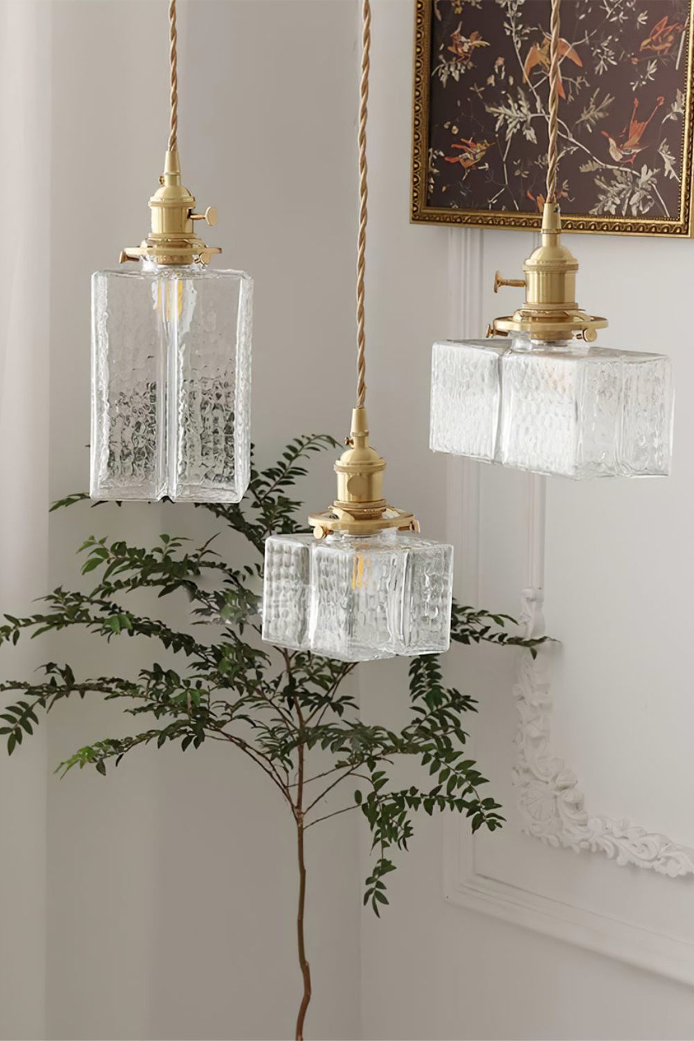 Jewel Square Glass Pendant Lamp