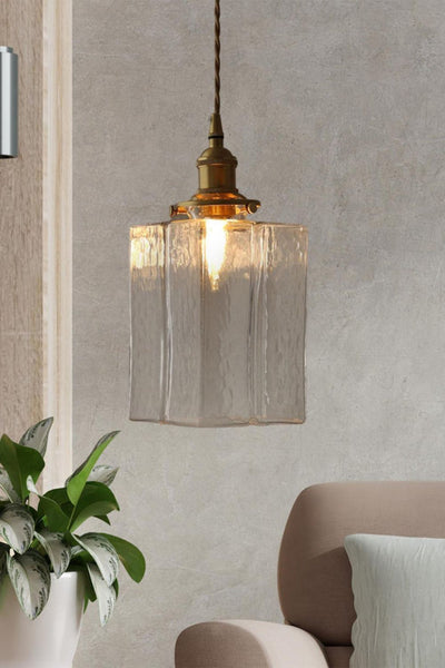 Jewel Square Glass Pendant Lamp