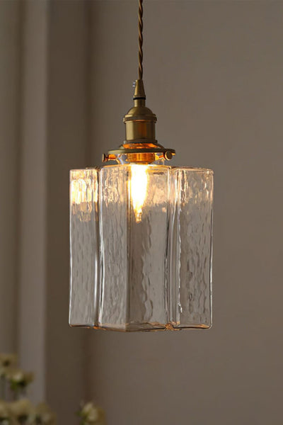 Jewel Square Glass Pendant Lamp