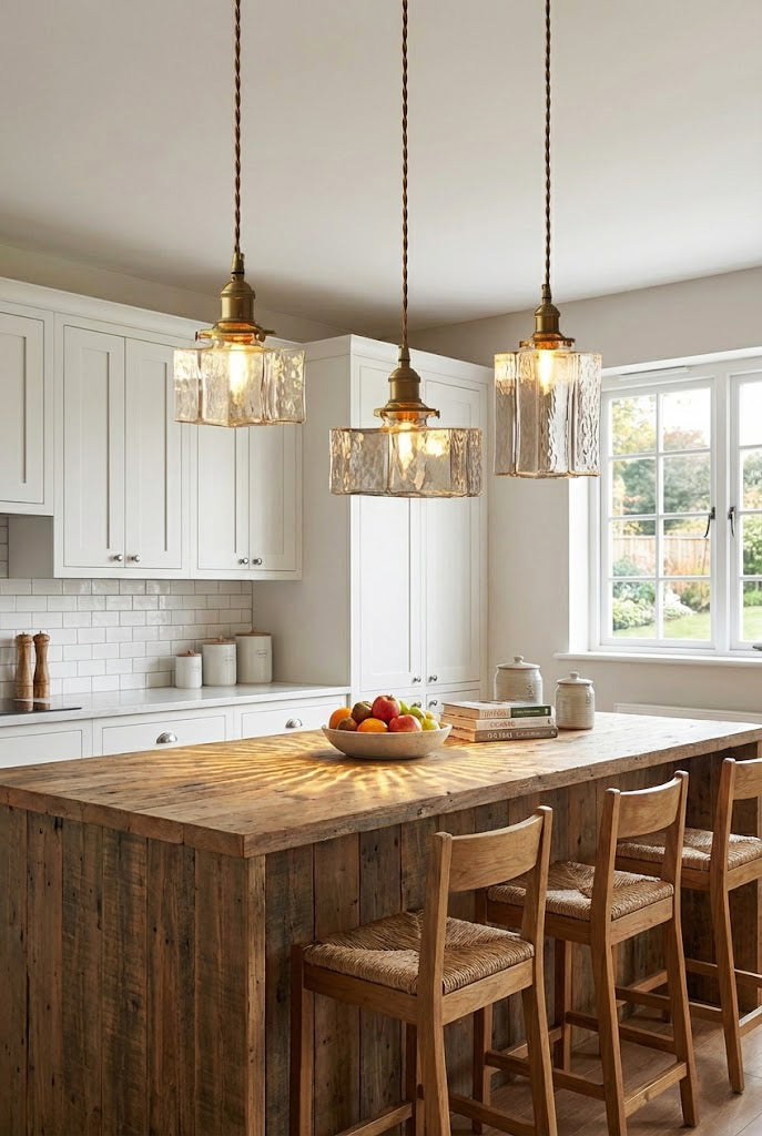 Jewel Square Glass Pendant Lamp